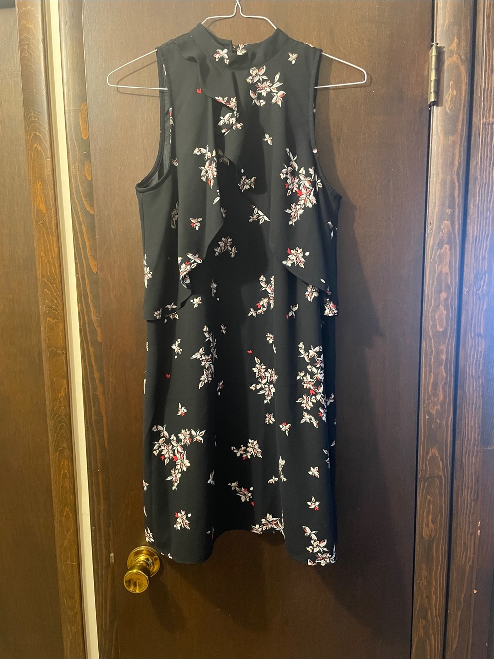 APT 9 Ruffle Sleeveless Dress- like new